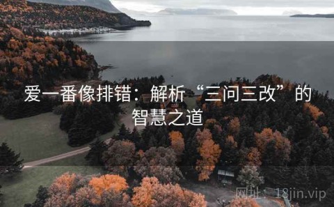 爱一番像排错：解析“三问三改”的智慧之道
